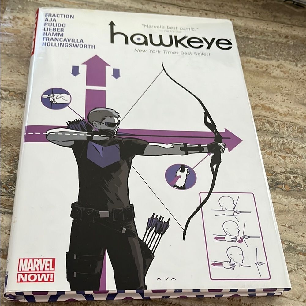 Marvel Hawkeye Comic Book - Purple and Black Cover
